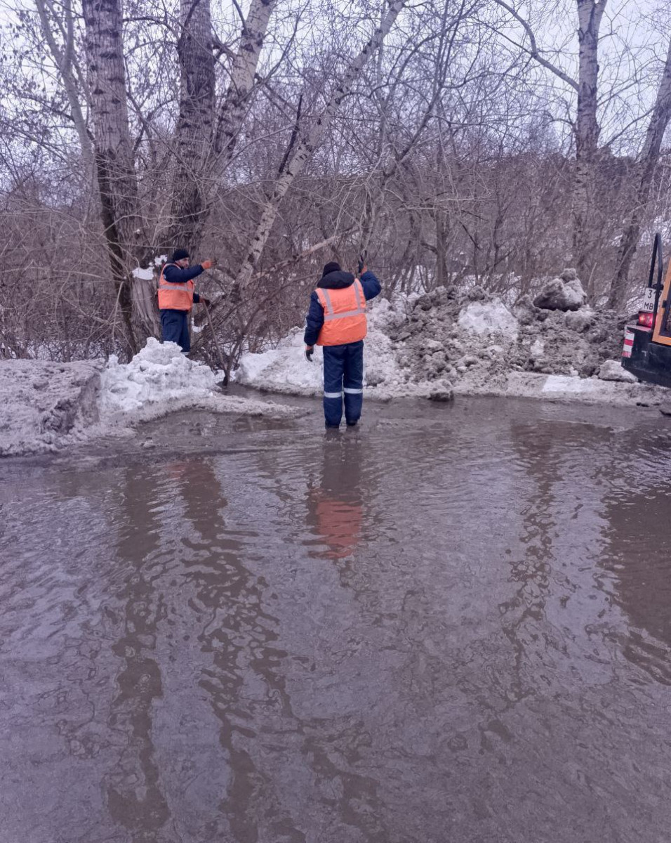 В Прокопьевске определены 50 участков опасных в период паводка