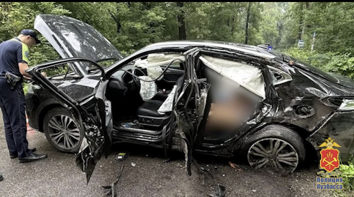 Женщина въехала в дерево на кладбище. Погибли двое