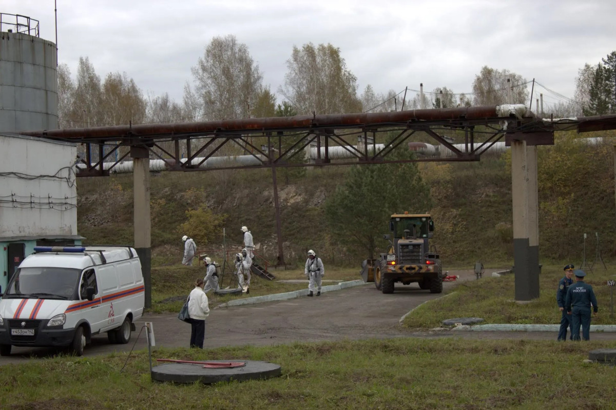 В Прокопьевске ликвидировали последствия розлива мазута