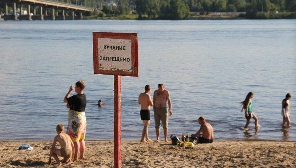 В Кузбассе полицейские привлекли к ответственности родителей, чьи дети отдыхали на несанкционированном пляже