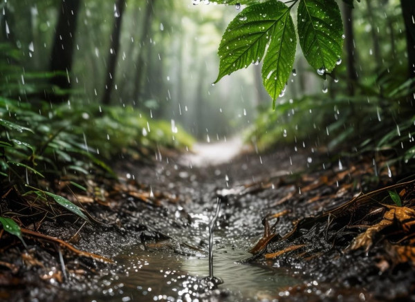 Сильные дожди, ливни и град ожидаются в ночь на вторник