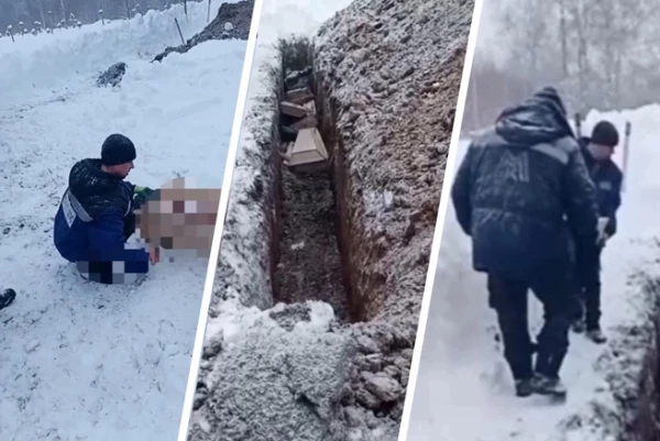 В Прокопьевске трупы бездомных и отказников сбрасывали в общую канаву