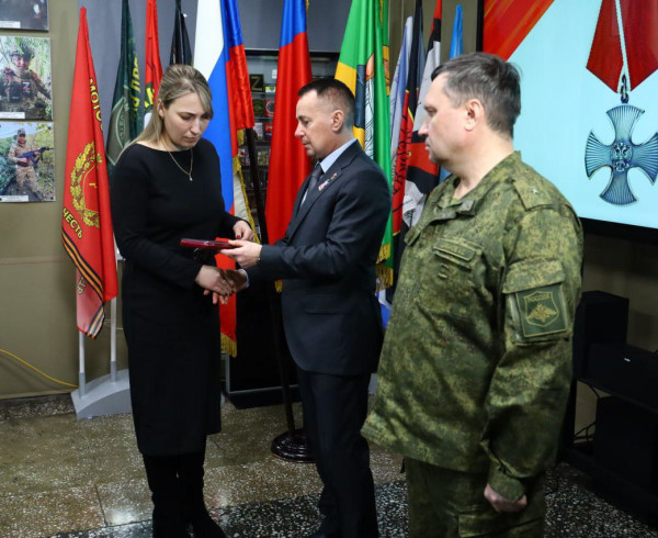 Очередные награды погибших героев-прокопчан переданы их родственникам