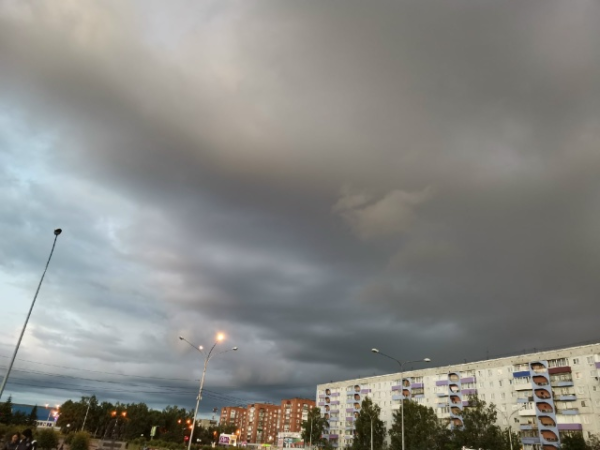 В понедельник в Кузбассе возможны дожди и грозы