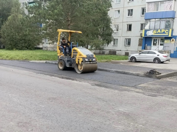 Практически весь запланированный объем дорожных работ в Прокопьевске завершен