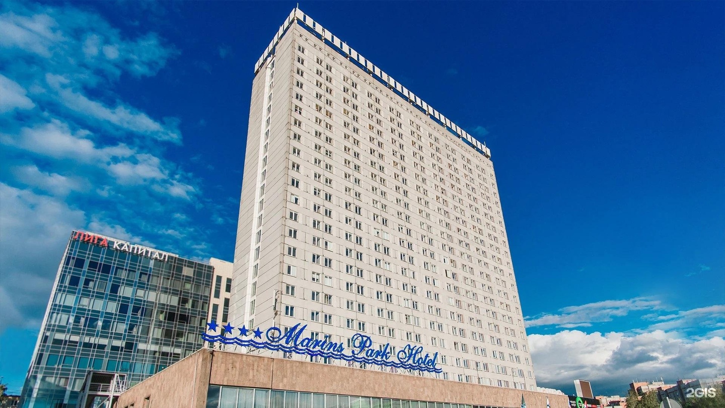 Marins Park Hotel Новосибирск. Фото 2gis.
